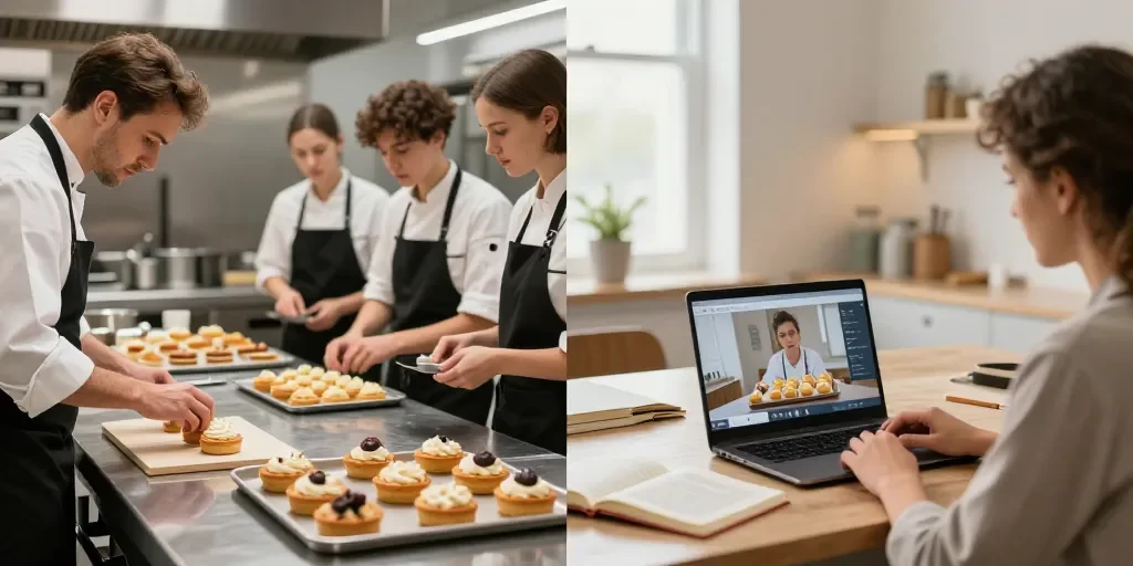 Cap pâtissier adulte : la formation présentielle ou à distance, comment choisir ?